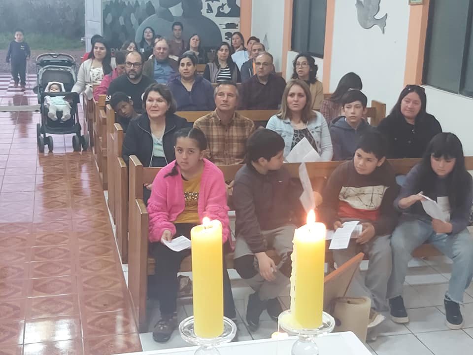 Misa En Capilla San Gabriel De Bulnes Parroquia Santisima Cruz De Bulnes