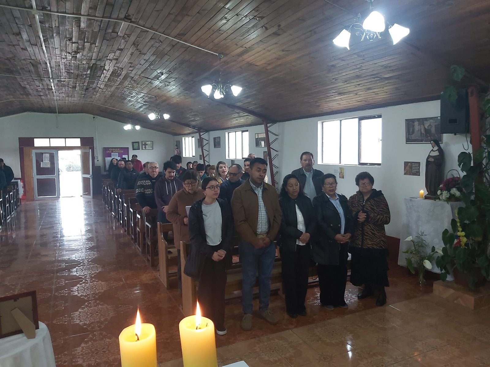 Misa En La Capilla San Agust N De Santa Clara Parroquia De Bulnes